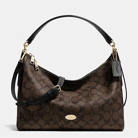 Like New Coach Celeste Signature 2 Way Shoulder Bag Purse - Picture 1 of 13